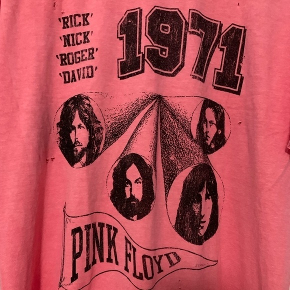 Pink Floyd Distressed Tee Size 0X NEW - Picture 2 of 5